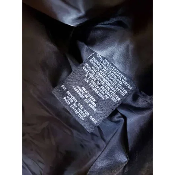 Steve Madden Women's Puffer Jacket Yellow Full Zip Hooded Mock Neck New Sz L - Picture 9 of 9